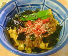 豆腐と合挽きミンチのヘルシーそぼろ丼の画像