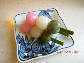 おいしい三色団子