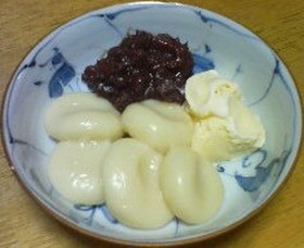 クリーム豆腐白玉