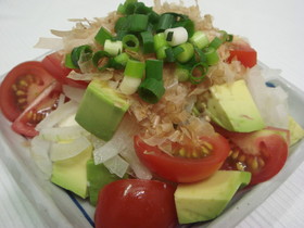 アボガドと豆腐の彩り野菜サラダ☆☺