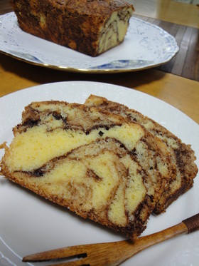 濃厚チョコマーブル☆パウンドケーキ