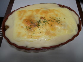 レンジで簡単ホワイトソースのカレードリア