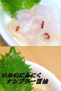 いか☆日本酒塩辛✿にんにくナンプラー醤油