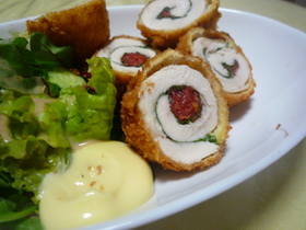鶏のささみロール