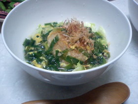 朝から元気!!野菜たっぷりスープ飯♪
