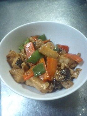 ♡保育園の人気MENU♡中華風厚揚げ煮物