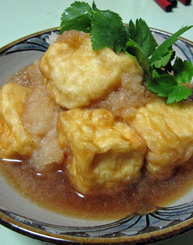 おろしでさっぱり☆とろける揚げ出し豆腐