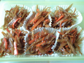 ☆お弁当に☆こっくり味のきんぴら