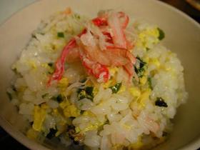 クノールふんわりたまごスープdeカニ雑炊