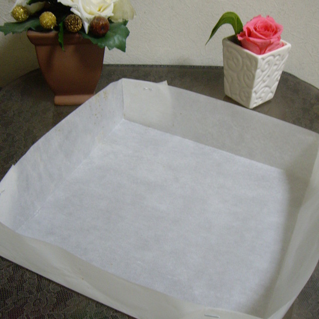 クッキングシートで 手作りのスクエア型 レシピ 作り方 By Ma Fleur クックパッド 簡単おいしいみんなのレシピが355万品