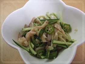 鶏ハムのさっぱり酢の物