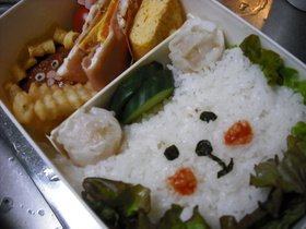 キャラ弁☆ 完成♪大好評くまたん弁当