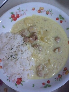 ルーなし無添加♪チキンクリームカレー