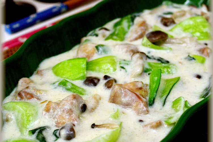 鶏肉とチンゲン菜のクリーム煮 レシピ 作り方 By Enjoykitchen クックパッド 簡単おいしいみんなのレシピが376万品