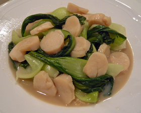 帆立とチンゲン菜★中華風炒め