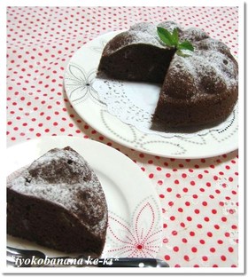 しっとり米粉の❃チョコバナナケーキ❃