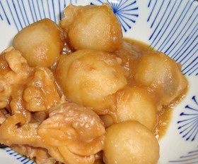 【冷凍さといものトロ煮】 砂糖と醤油だけ