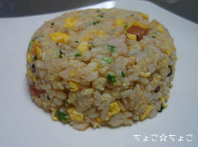 我が家の基本のチャーハン