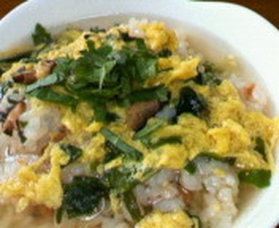 納豆スープ飯の写真