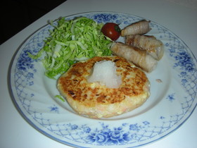 もちもちしゃけバーグ
