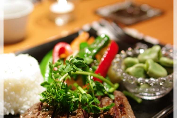 大満足 のステーキプレート レシピ 作り方 By うっひー クックパッド