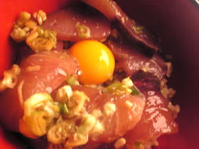 ハマチの漬け丼