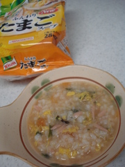 たまごスープのツナトマトご飯の写真