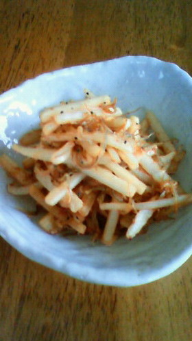 エコで美味しい☆大根の皮炒め