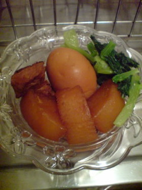 豚・大根・たまごの角煮風