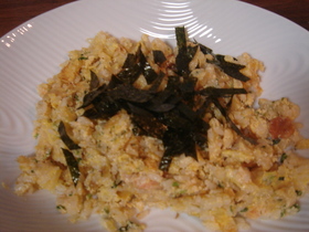 梅酒と仲良したらこ飯☆