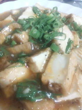 厚揚げマーボー豆腐