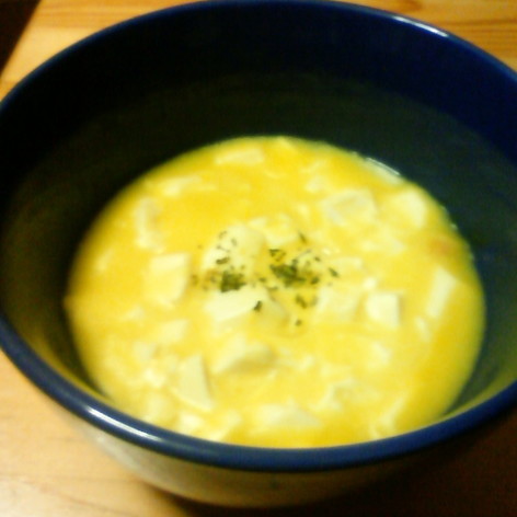 簡単！！豆腐コーンスープ♪
