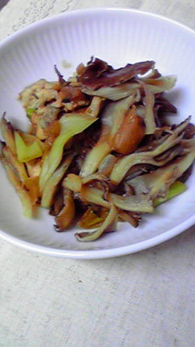 レンジで簡単!ささみときのこ☆梅肉蒸し