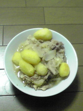 ほっくり塩味の肉じゃが