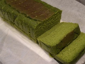 おからと豆乳の抹茶ケーキ