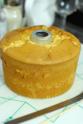 いよかんピールのシフォンケーキ