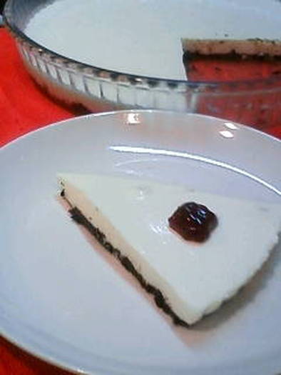 【さっぱり】レアチーズケーキ【さわやか】の写真
