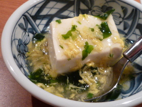 5分でもう1品♪卵スープであんかけ豆腐