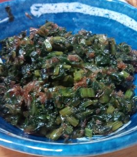常備菜に!かぶの葉炒め