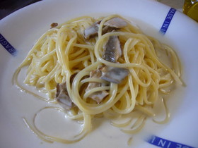 ポルチーニ茸のクリームパスタ