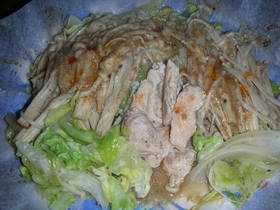 ラクラク鶏肉蒸し