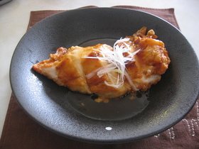 ムネ肉でもジューシーあんかけチキン