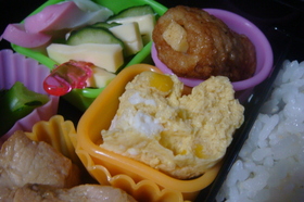 お弁当に☆レンジで簡単たまご