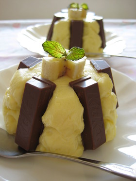 しましまレアチーズケーキ