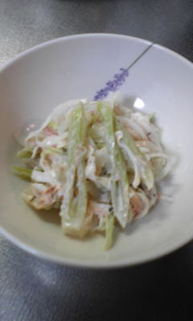 フキと新玉ねぎのツナサラダ