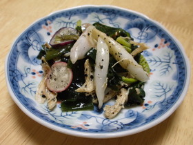 根芋(ねいも)の酢の物サラダ☆ゴマ風味