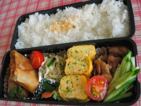 豚肉の焼肉風弁当