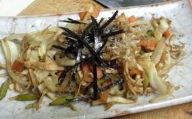 焼ソバ風切干大根