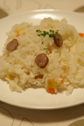 炊飯器で☆ヘルシーピラフ
