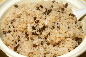 土鍋deお赤飯